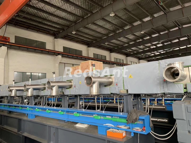 プラスチック押出のための熱毛布断熱