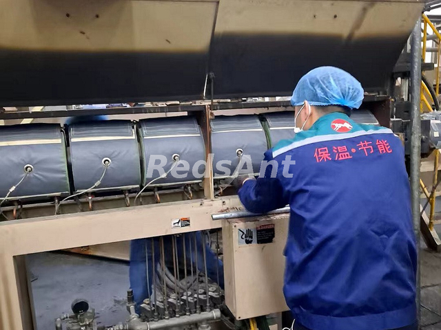 バンドヒーターの断熱カバー