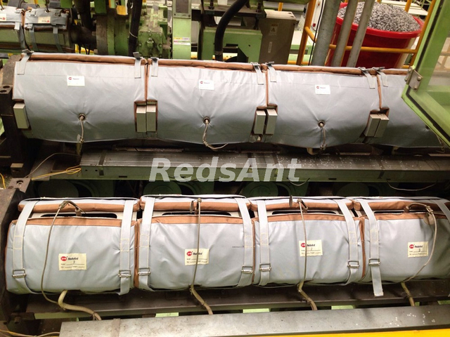 Plastci押出機スクリューバレルの産業用熱断熱カバー