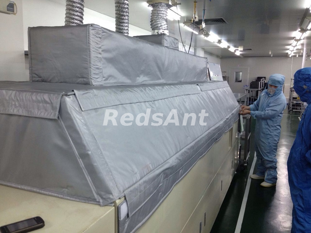 高温機器用の赤吸い耐火断熱マットレス