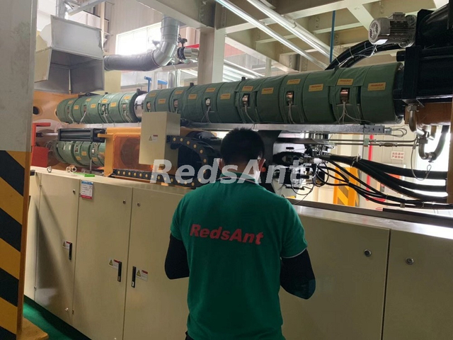 エンバリオ噴射機バレル断熱材カバー省エネのためのカバー